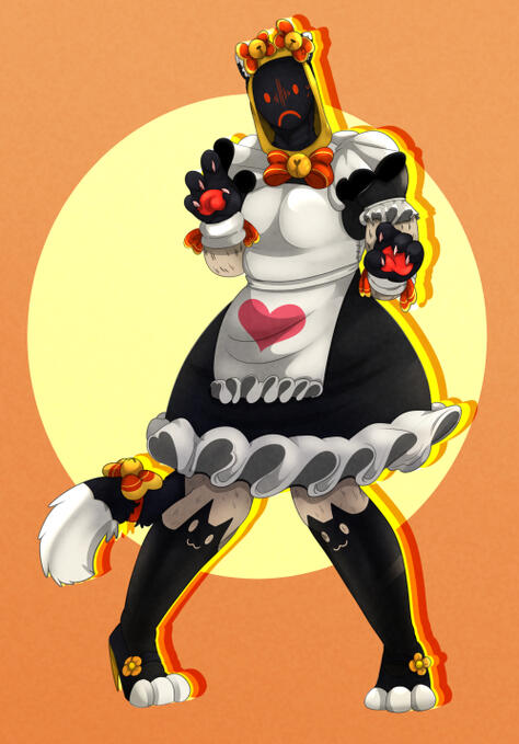 Maid Masky (joke piece)