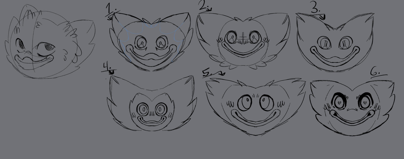 Huggy face concepts