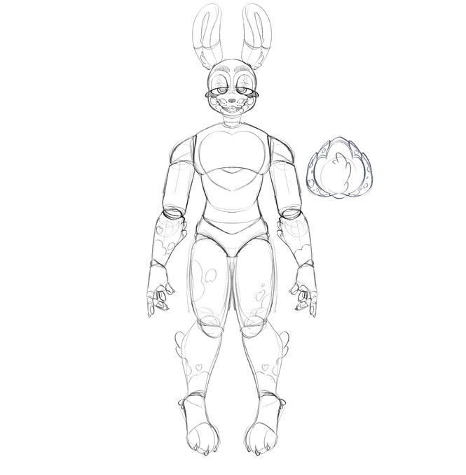 Toy bonnie model concept