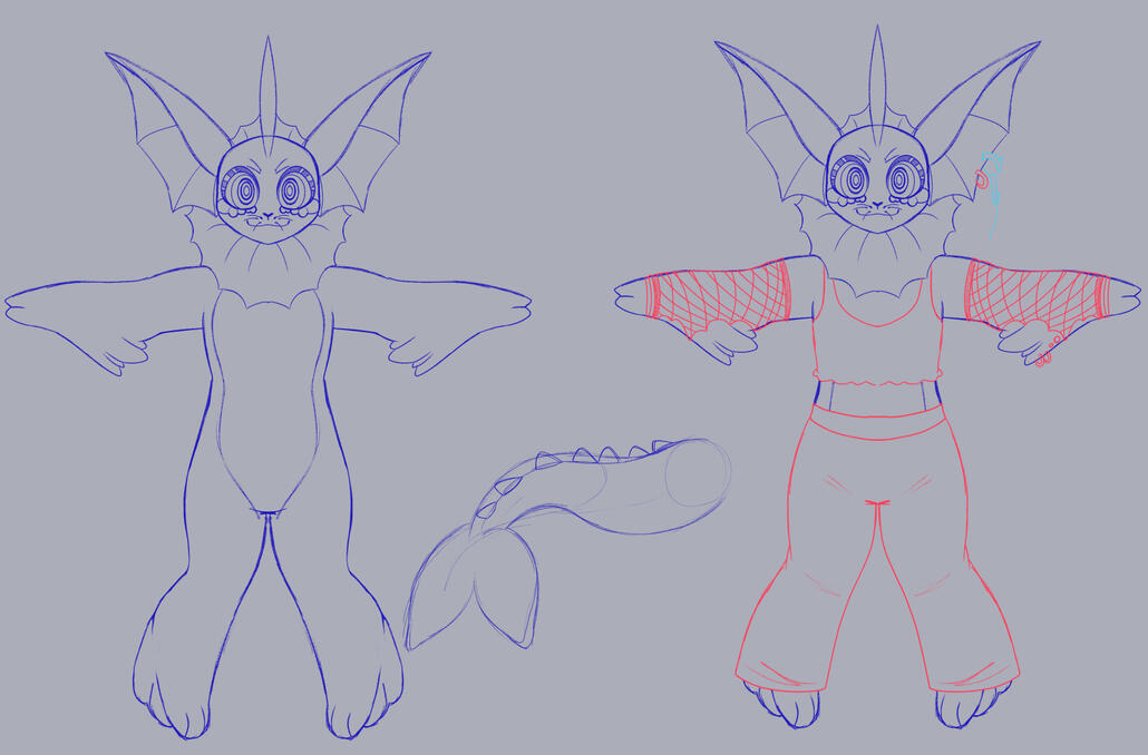 Vaporeon model concept